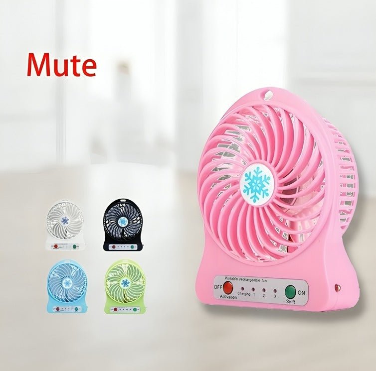 Portable Mini Fan – 3 - Speed USB Desk Air Cooler - Home Glowers