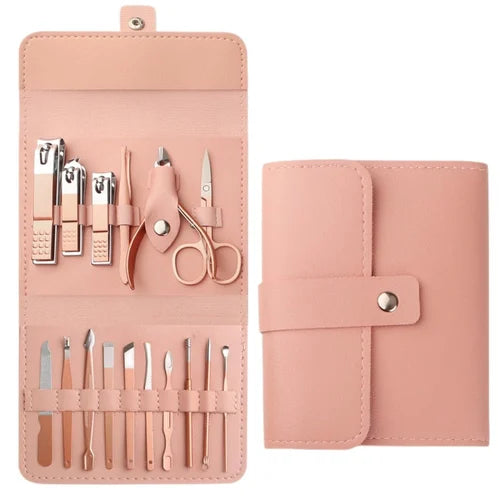 16-Piece Stainless Steel Nail Clipper Set