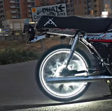 RGB 2 Colors Motorcycle Hub Light